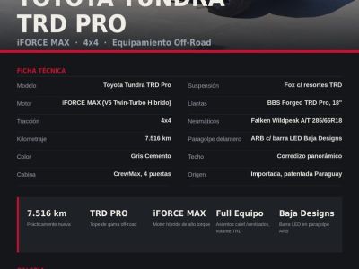 Toyota Tundra TRD PRO 2025