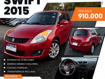 Suzuki Swift 2015 Mecanico 1.2 Nafta Recibo Usado Financiado