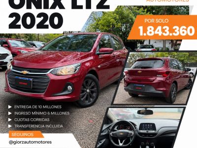 Chevrolet Onix LTZ 2020 Automatico 1.0 Turbo Flex Del Representante Recibo Usado