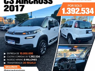 Citroen C3 Aircross 2017 Manual 1.6 Flex SUV Recibo Usado Financiado