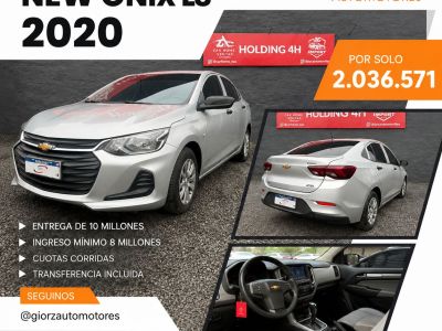 Chevrolet New Onix LS 2020 Automatico 1.0 Turbo Flex Ficha Acisa Recibo Usado