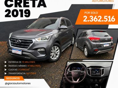 Hyundai Creta 2019 Automatico 1.6 SUV Ficha Automotor Recibo Usado