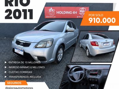 Kia Rio 2011 Mecanico 1.4 Nafta Garden Recibo Usado Financiado
