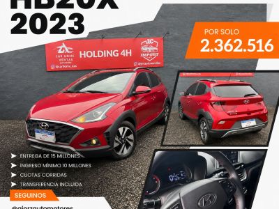 Hyundai HB20X 2023 Automatico 1.6 Flex Rojo Recibo Usado Financiado