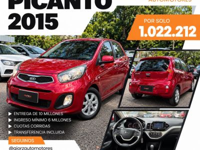 Kia Picanto 2015 - 1.0 Nafta Automatico Garden Unico Dueño (Financiado)
