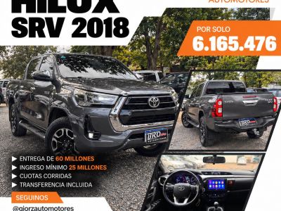 Toyota Hilux Limited 2018 Frente 2025 - 2.8 Diesel 4x4 Toyotoshi (Financiado)