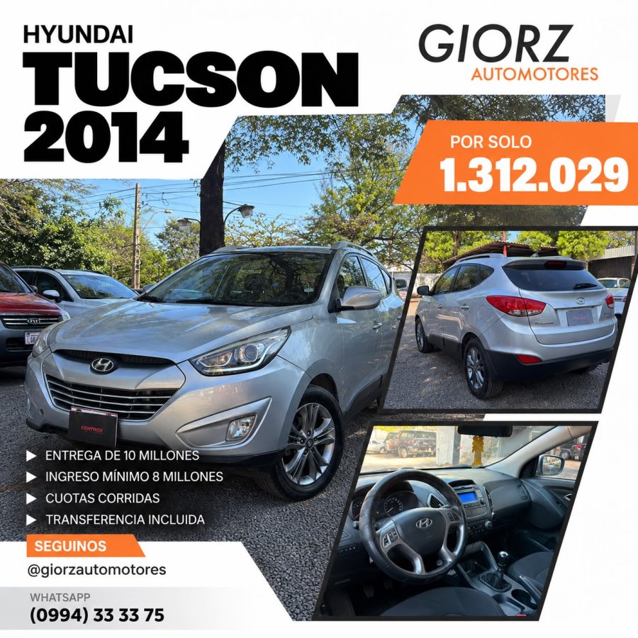 Hyundai Tucson 2014 Full Equipo - 2.0 Turbo Diesel Mecanica Automotor (Financiada)