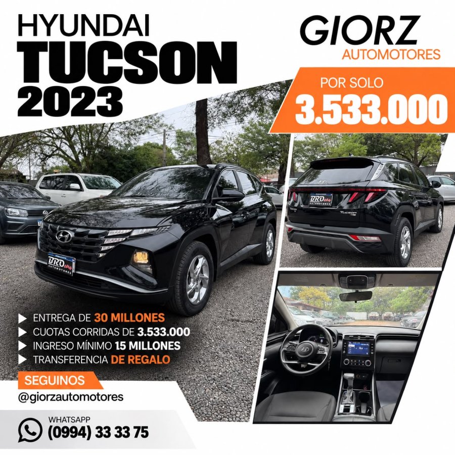 Hyundai Tucson 2023 - 2.0 Nafta Automatica Ficha Representante (Financiada)
